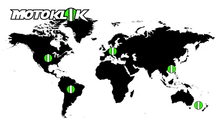 MOTOKLIK on 5 continents!