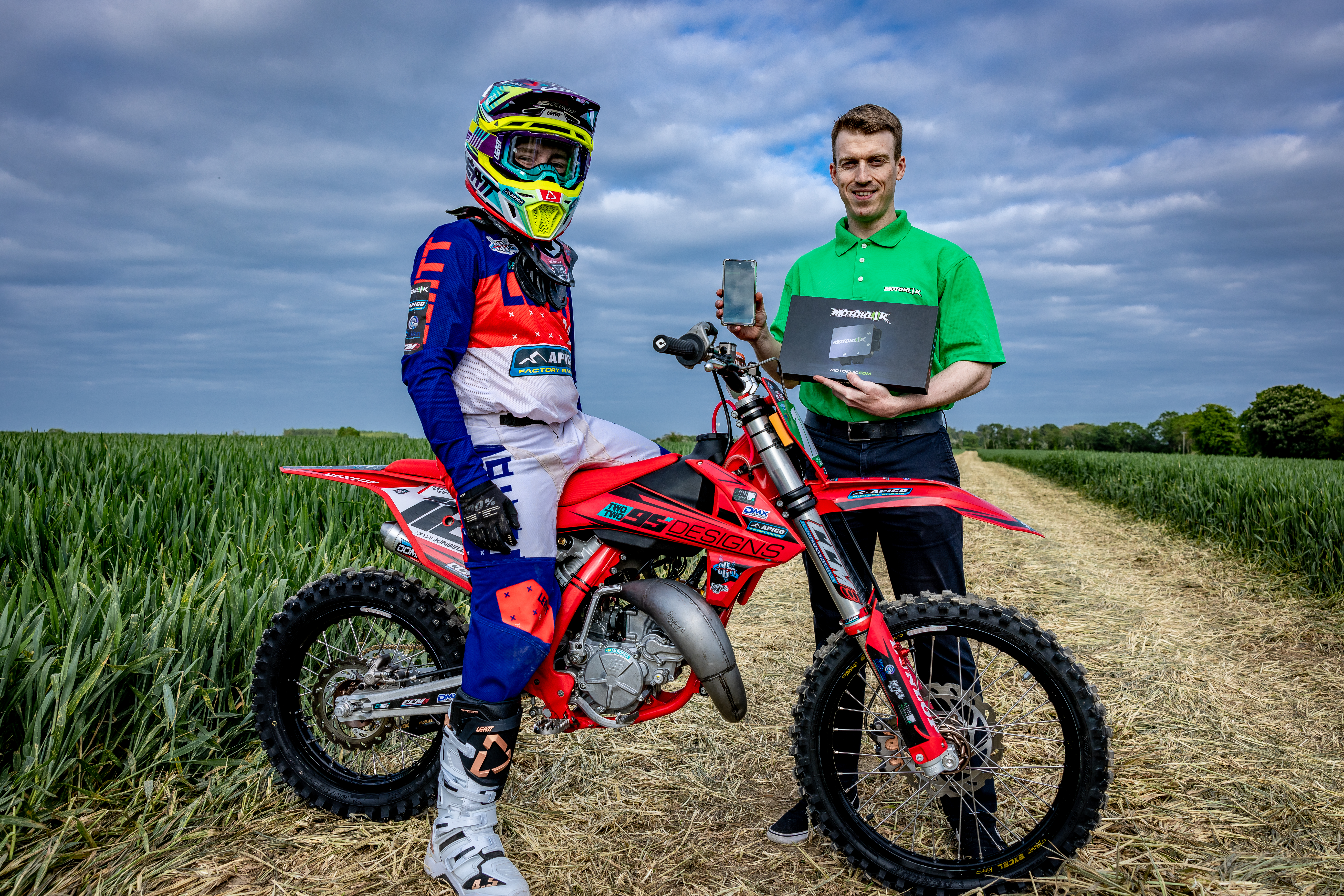 Motocross Suspension Data Logger for 85cc Motorcycles